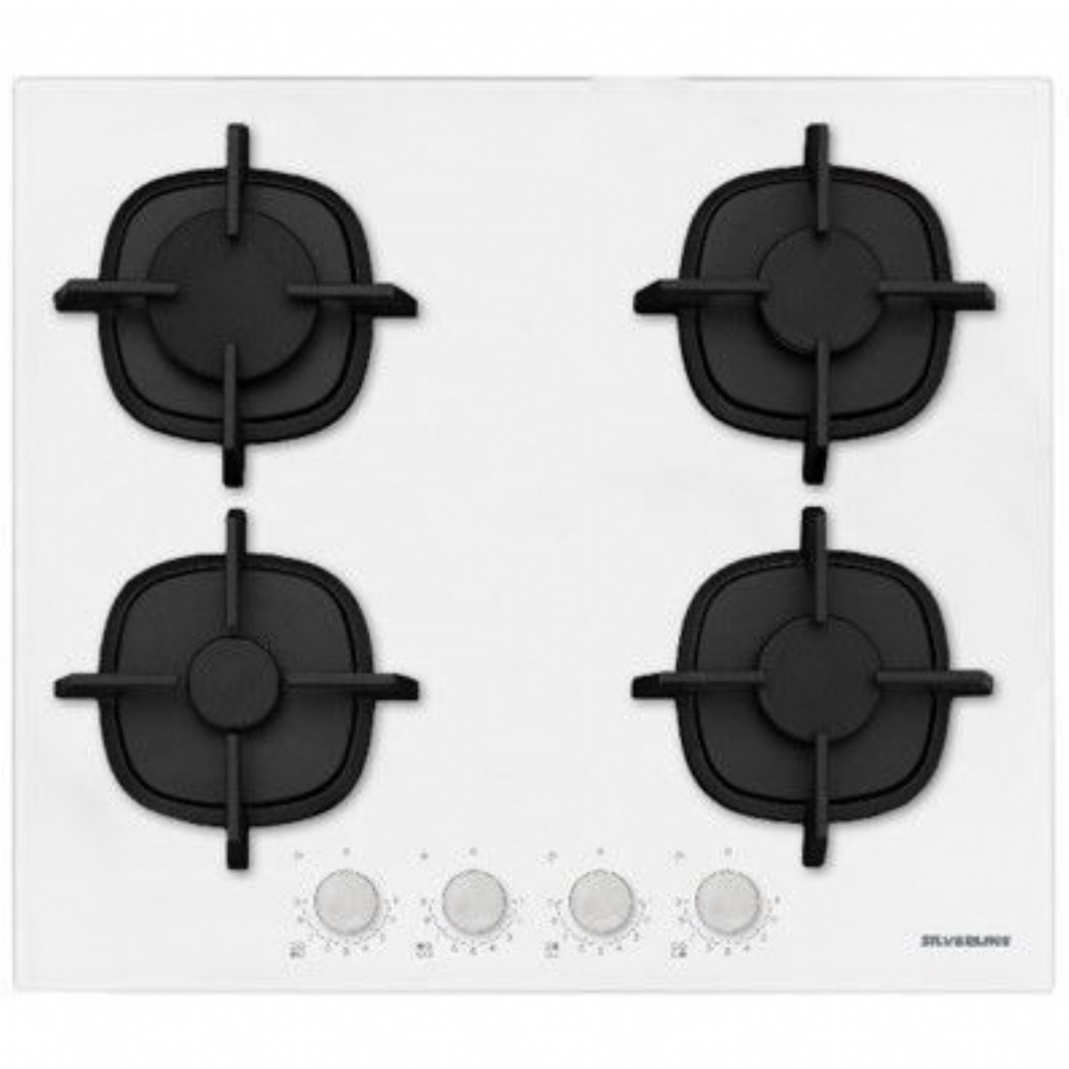 Silverline CS5427W01 60 cm Kademeli Valfli Beyaz Ocak